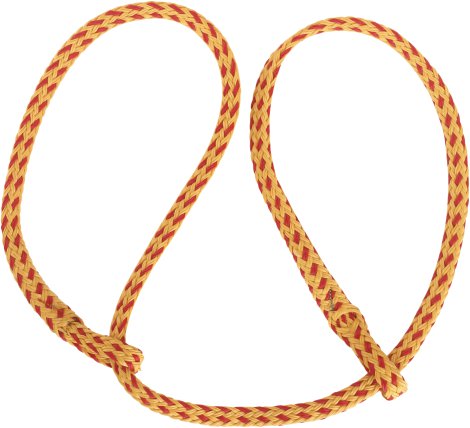 Geburtsstrick, gelb/rot