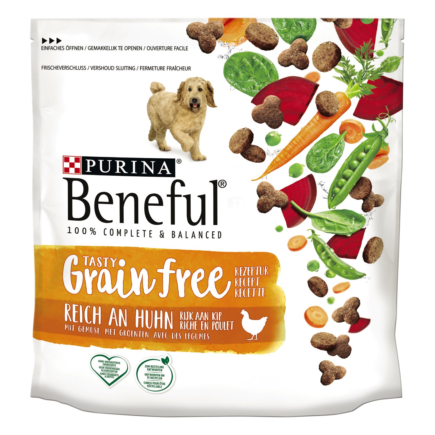 BENEFUL Tasty Grainfree Reich an Huhn mit Gemüse 4x1,2 kg