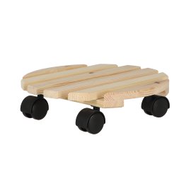 Outdoor Pflanzenroller Natur Rund L