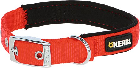 KERBL Miami Plus Halsband 38 mm, 53 - 61 cm, rot