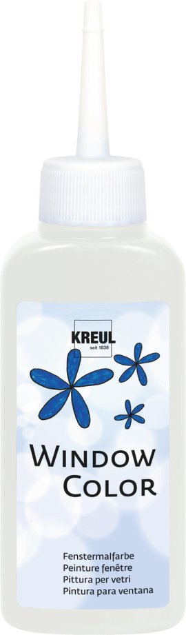 KREUL Fenstermalfarbe Schneeweiß 80 ml