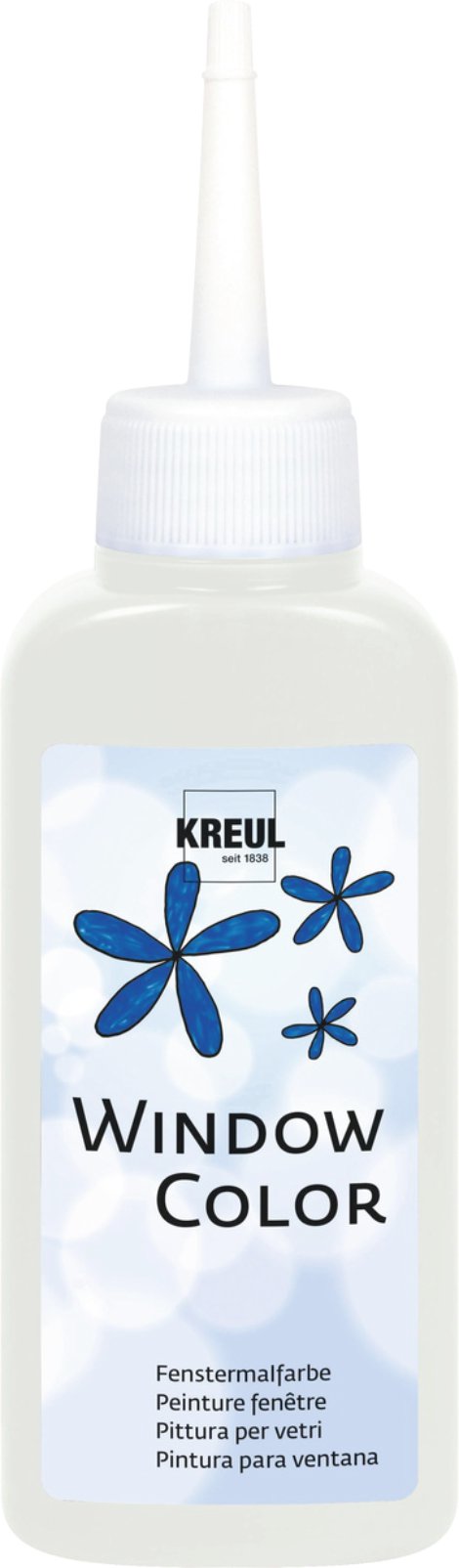 KREUL Fenstermalfarbe Schneeweiß 80 ml