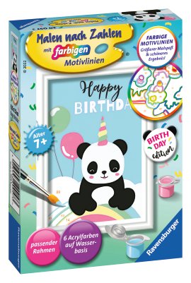 RAVENSBURGER Malen nach Zahlen Happy Birthday
