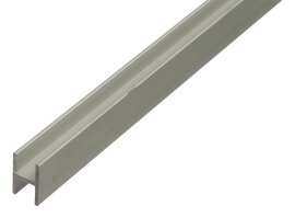 ALBERTS H-Profil Aluminium Silber
