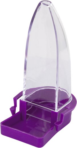 Wasser- und Futterautomat 110 ml, lila