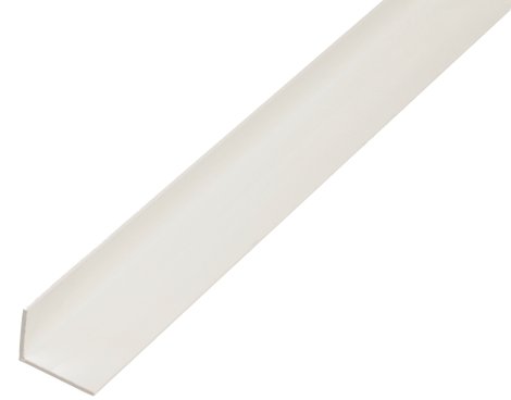 ALBERTS Winkelprofil Kunststoff Weiß 2,6 m, 20x10x1,5 mm