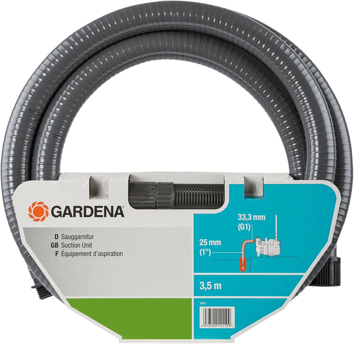 GARDENA Sauggarnitur 3,5 m