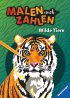 RAVENSBURGER Buch Malen nach Zahlen Wilde Tiere