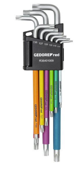 GEDORE red Winkelschraubendreher-Satz TX T10-T50 9-tlg.