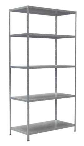 SCHULTE REGALWELT Grundregal 5 Böden verzinkt 200x100x50 cm