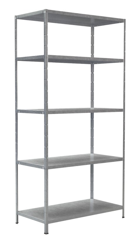 SCHULTE REGALWELT Grundregal 5 Böden verzinkt 200x100x50 cm