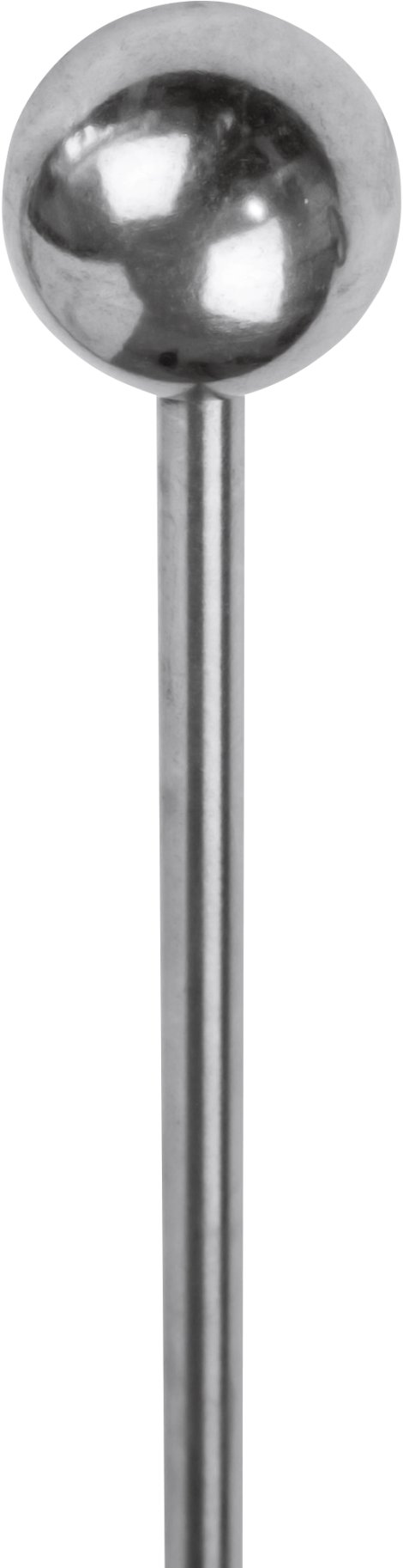 WINDHAGER Pflanzstab Kugel - gerade 2,5x150 cm, silber