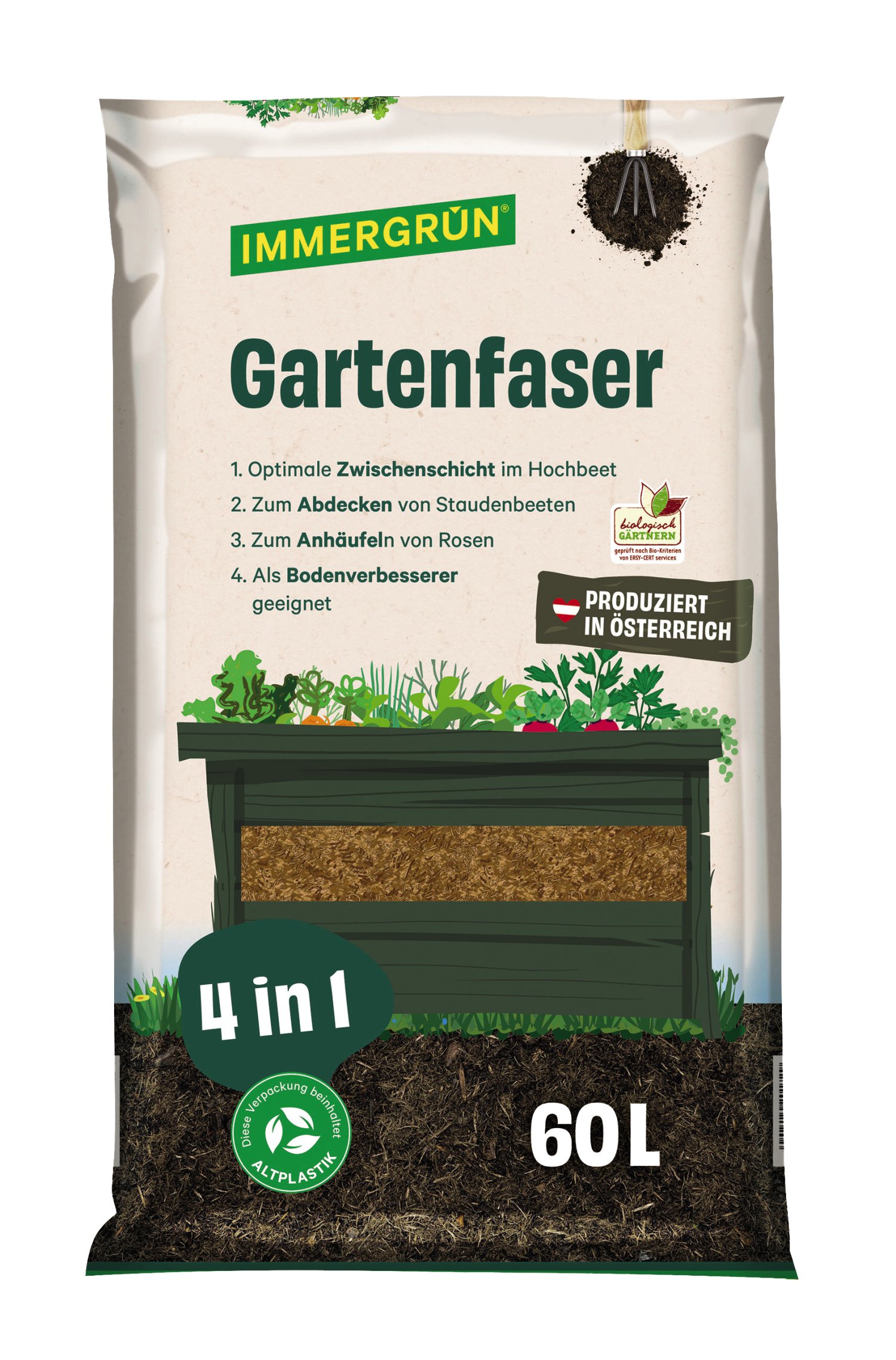 IMMERGRÜN Gartenfaser 4in1