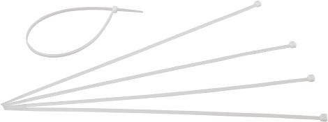 KOPP Kabelbinder Transparent 370 x 4,8 mm, 50 Stk.