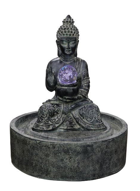 IMPOS Dekobrunnen Buddha 49x49x59 cm