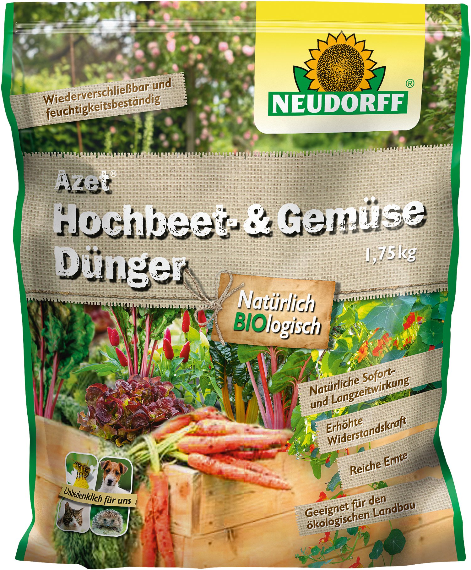 NEUDORFF® Azet Hochbeet- und GemüseDünger 1,75 kg