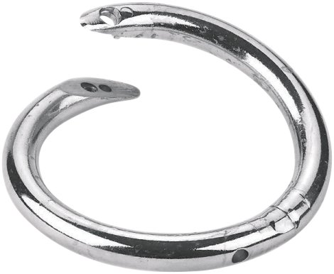 Nasenring Drehbulli, Edelstahl 59 mm, 2 Stk.