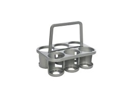 Flaschenträger Silber 6x1 l
