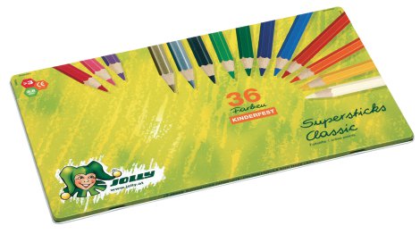 JOLLY Farbstiftetui Superstick Classic 36 Stk.