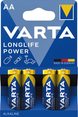 VARTA Alkaline Batterie Longlife Power AA Mignon LR6 4er Pack 