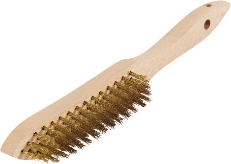 SUKI Drahtbürste Vermessingt 5 Reihig 1 Stk.