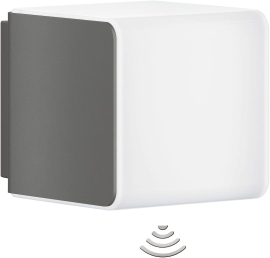 STEINEL LED-Außensensorleuchte L8030 iHF Cubo Anthrazit