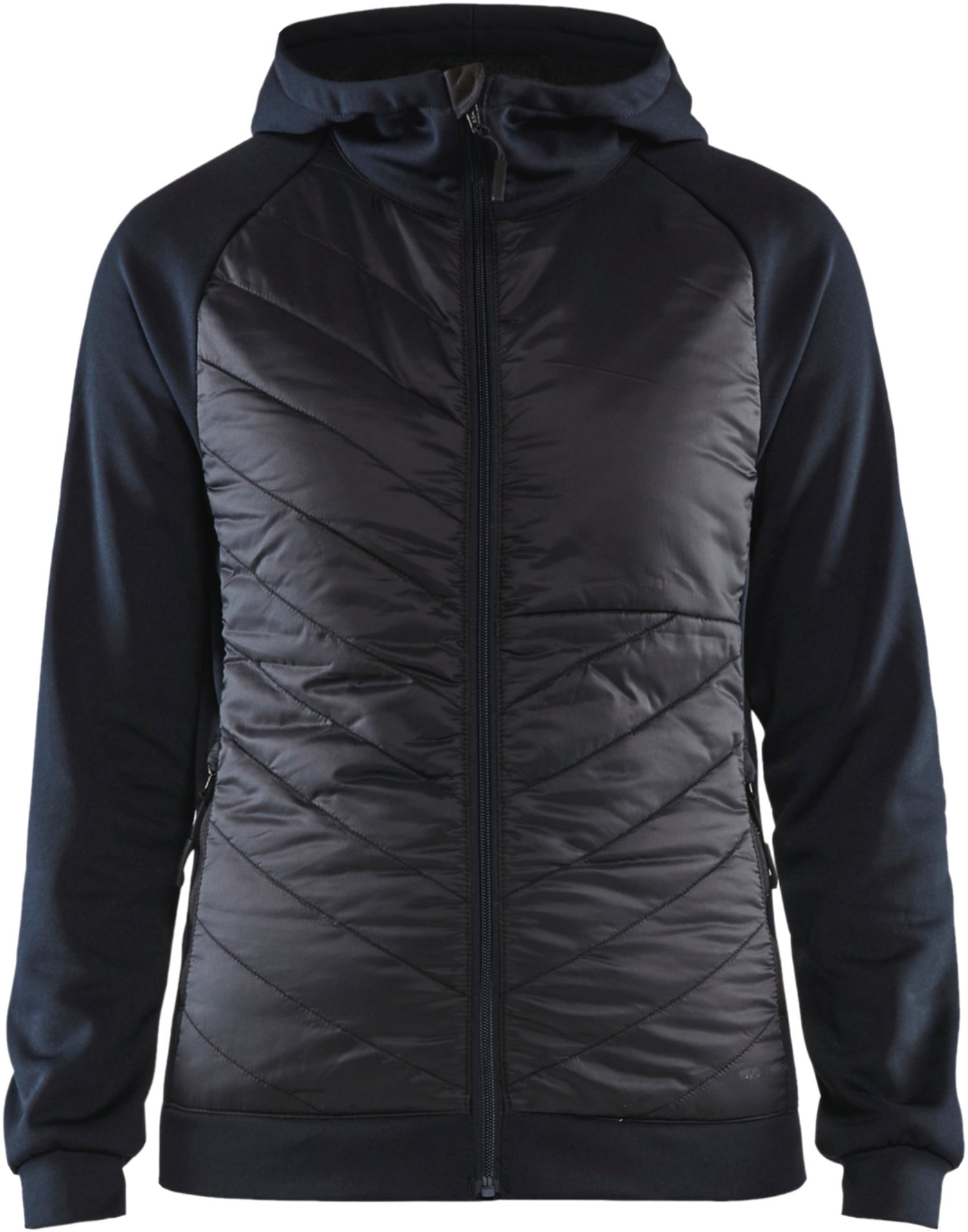 BLÅKLÄDER Sweater Hybrid Damen dunkel-marineblau/schwarz