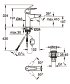 GROHE Waschtisch -Einhebelmischer Start Click mit herausziehbarem Auslauf
