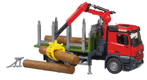 BRUDER LKW-Holztransport MB Arcos
