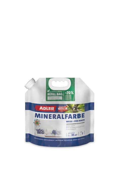 Mineralfarbe Refill Bag Weiß 7 kg