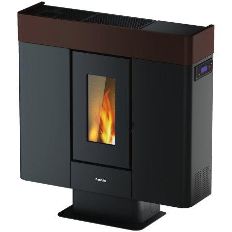 FREEPOINT Pelletofen Moon (Verkleidung: Moka) 10 kW