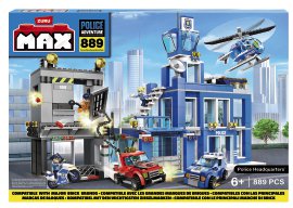 Baustein-Set Max Police 870-tlg.