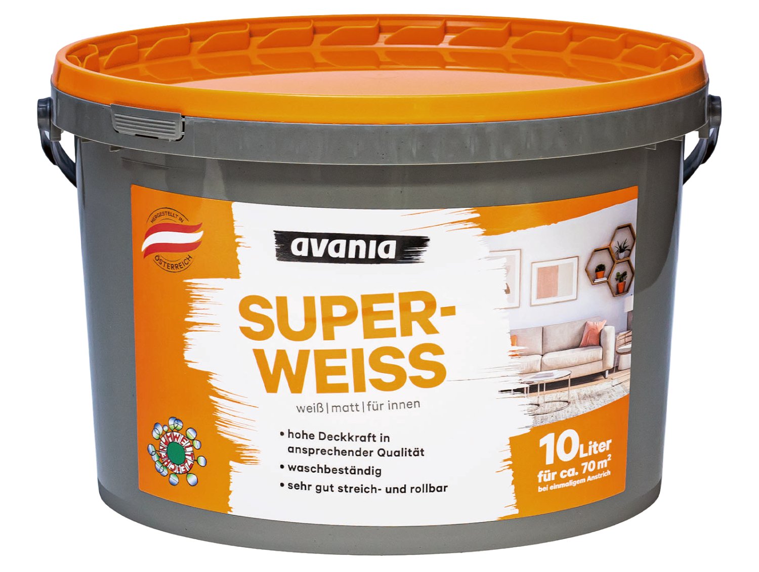 AVANIA Innenfarbe Superweiß 10 l