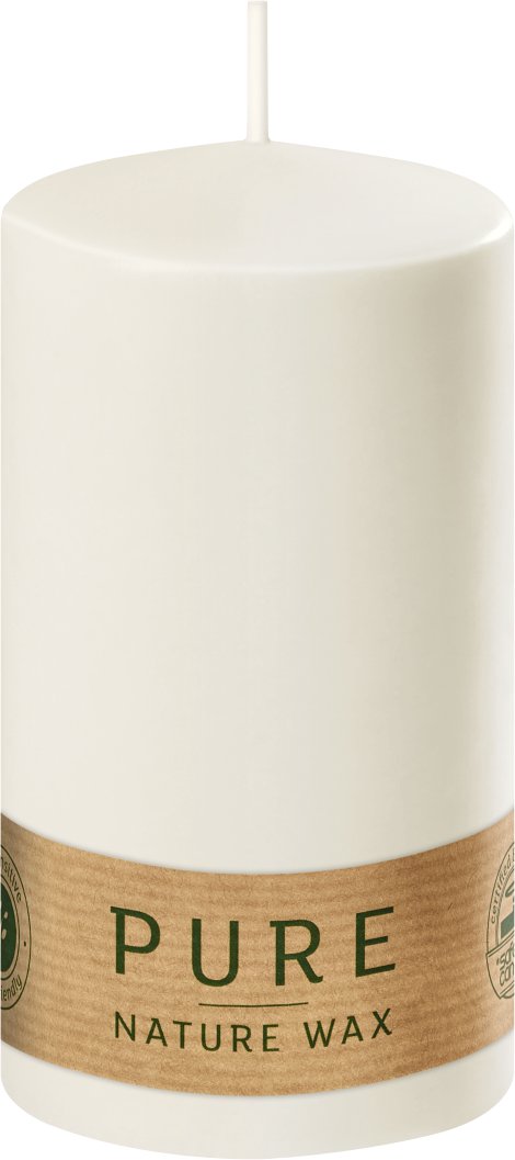 SAFE CANDLE PURE Kerze Natural 130/70 mm