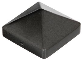 ALBERTS Pfostenkappe Aluminium Anthrazit 90x90 mm