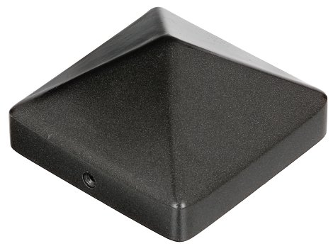 ALBERTS Pfostenkappe Aluminium Anthrazit 90x90 mm