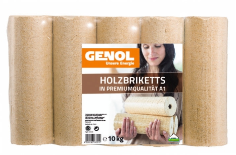 GENOL Holzbriketts 10KG