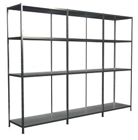 SCHULTE REGALWELT Grund + Anbauregal 12 Böden verzinkt