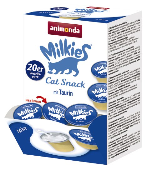 ANIMONDA Milkies Cat Snack Cup Active 300 g