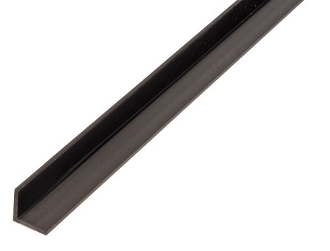 ALBERTS Winkelprofil Schwarz 1 m, 10x10x1 mm