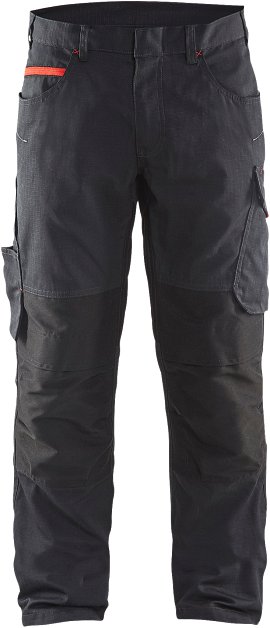 BLÅKLÄDER Service Bundhose schwarz/rot