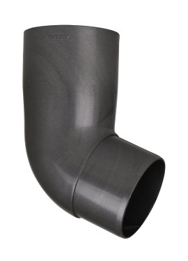 Fallrohr Bogen aus Kunststoff Anthrazit NW 105 mm 67°