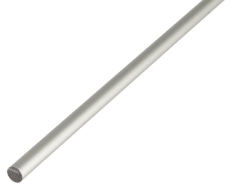 ALBERTS Rundstange Aluminium Silber 2000x12 mm