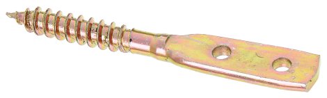 ALBERTS Flechtzaunhalter in Blattschraubenform verzinkt