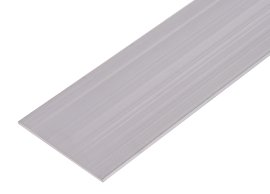 ALBERTS Ba-Profil Flach Aluminium Natur