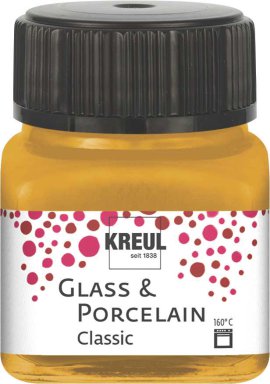 KREUL Malfarbe Glass & Porcelain Classic Metallic-Gold 20 ml