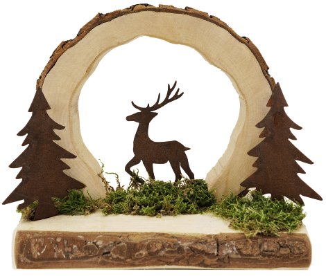 Gartenfigur Hirschlandschaft Heinz 30x12x29 cm (BxTXH)