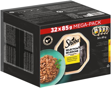 SHEBA Multipack Geflügel 32x85 g