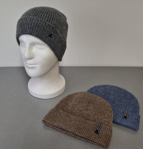 Herren Strickmütze Fleece-Stulpe OneSize Farbsortiert