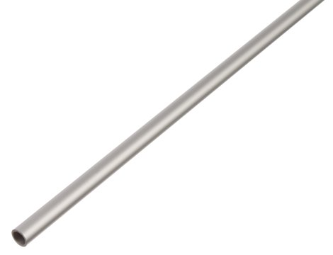 ALBERTS Rundrohr Aluminium Silber 1 m, 25x1 mm